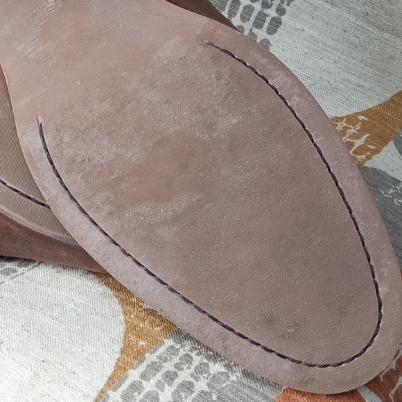 Shoes Mens Like New Leather Style w/Shoelaces No Box - Picture 5 of 5